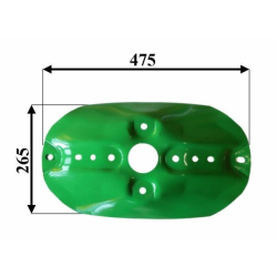 DISCO OVALE ADATTABILE JOHN DEERE RIF. AE70632
