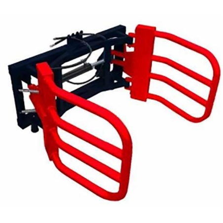 Pinza idraulica per rotoballe con attacco LP