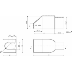 Cappuccio di protezione in pvc nero
