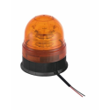 Lampeggiante a LED 12-24V base piana, 24 LED, 16W, IP66