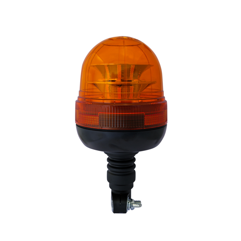 Lampeggiante a LED 12-24V base ad asta flessibile, 24 LED, 16W, IP67