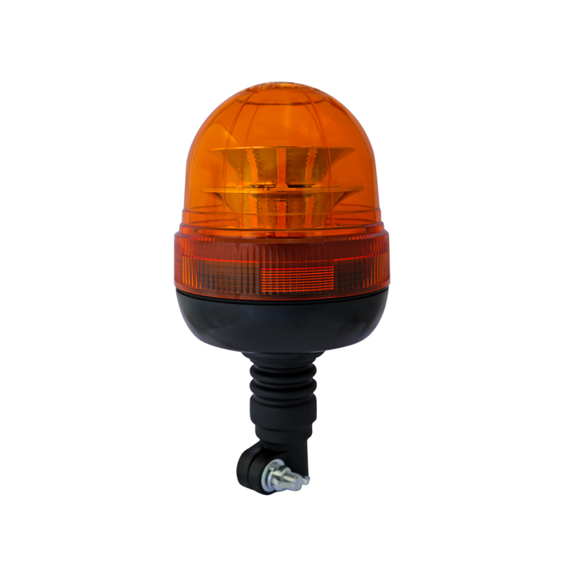 Lampeggiante a LED 12-24V base ad asta flessibile, 24 LED, 16W, IP67