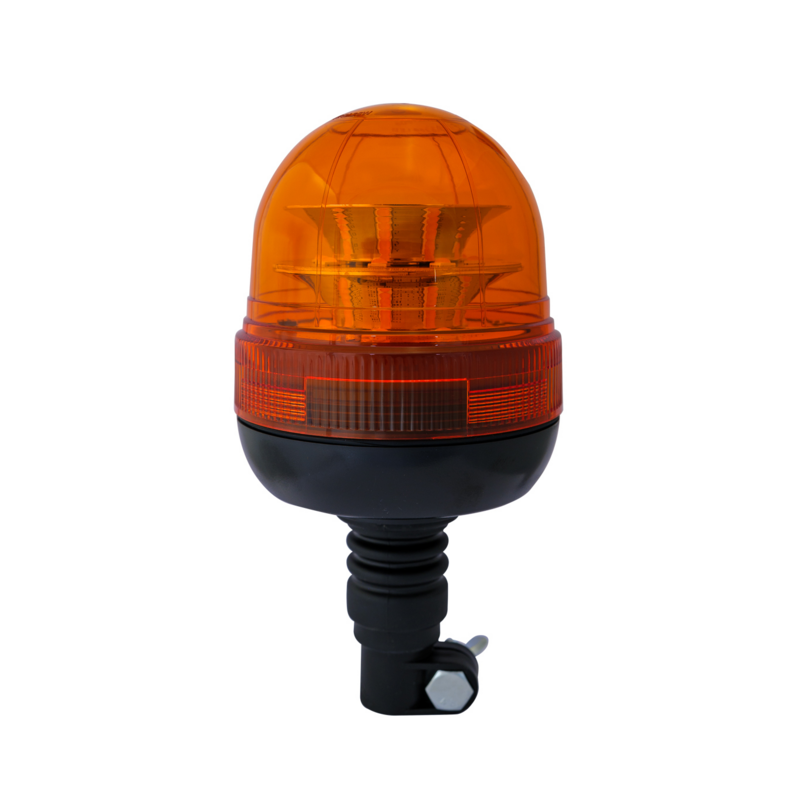 Lampeggiante a LED 12-24V base ad asta flessibile, 24 LED, 16W, IP67