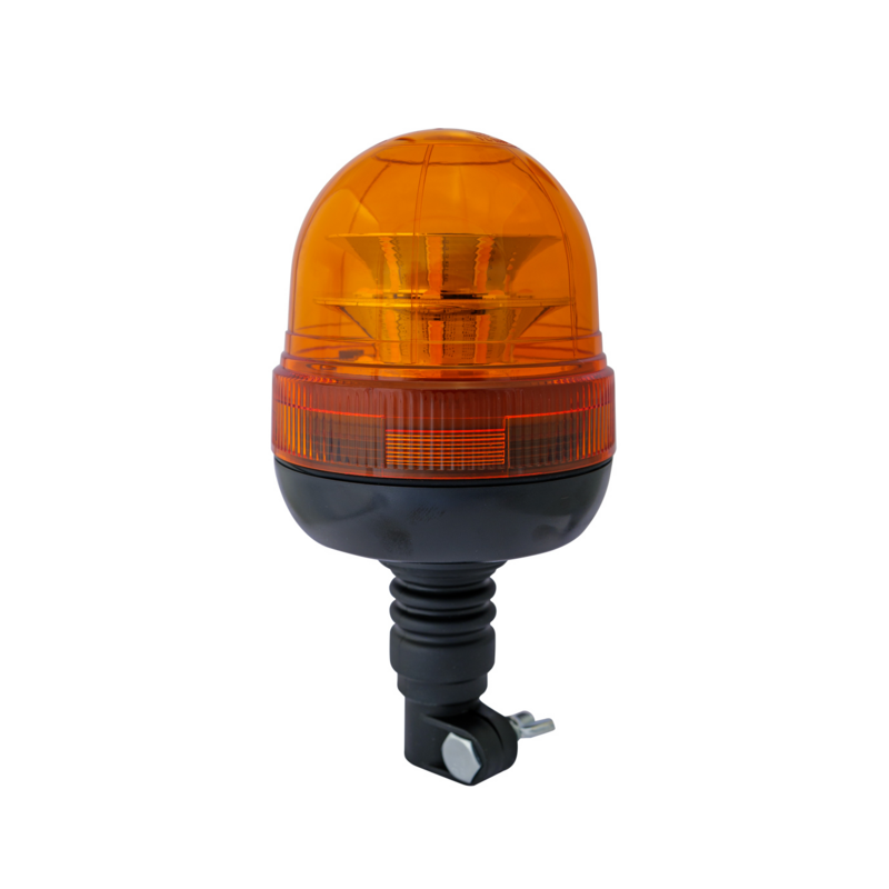 Lampeggiante a LED 12-24V base ad asta flessibile, 24 LED, 16W, IP67