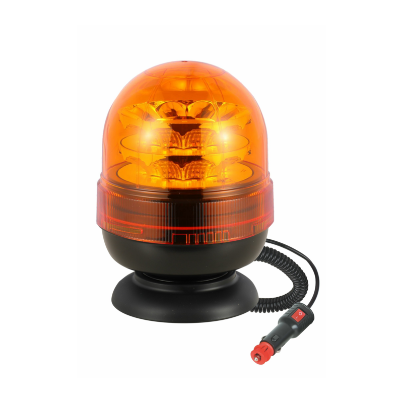 Lampeggiante a LED 12-24V base magnetica, 24 LED, 16W, IP68