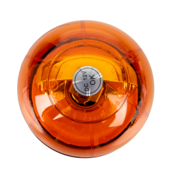 Girofaro alogeno 12V base piana, 55W, IP66