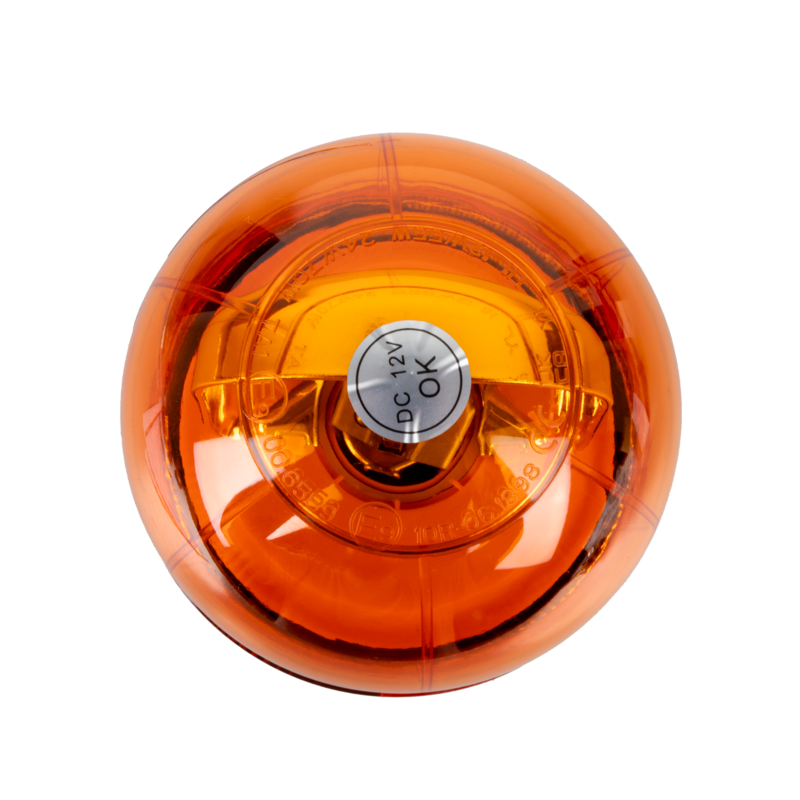 Girofaro alogeno 12V base piana, 55W, IP66