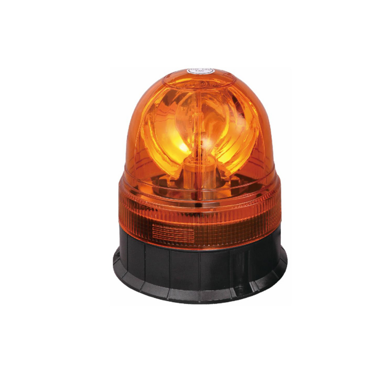 Girofaro alogeno 24V base piana, 55W, IP66