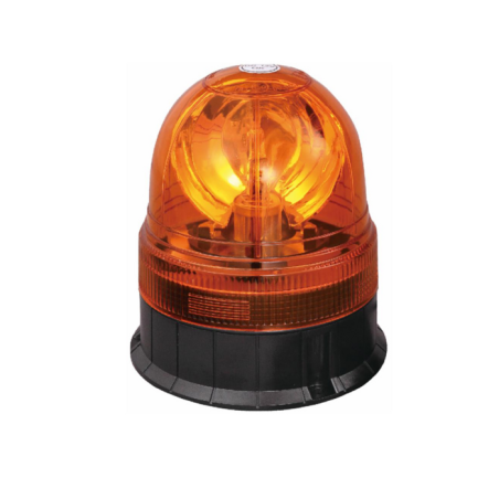 Girofaro alogeno 24V base piana, 55W, IP66