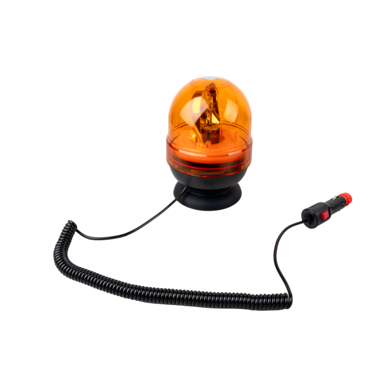 Girofaro alogeno 12V base magnetica, 55W, IP66