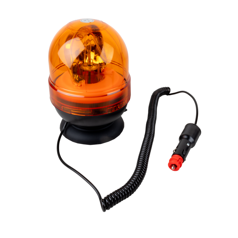 Girofaro alogeno 12V base magnetica, 55W, IP66