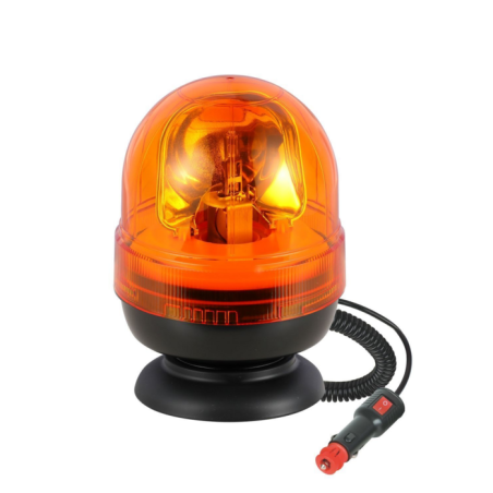 Girofaro alogeno 24V base magnetica, 55W, IP66
