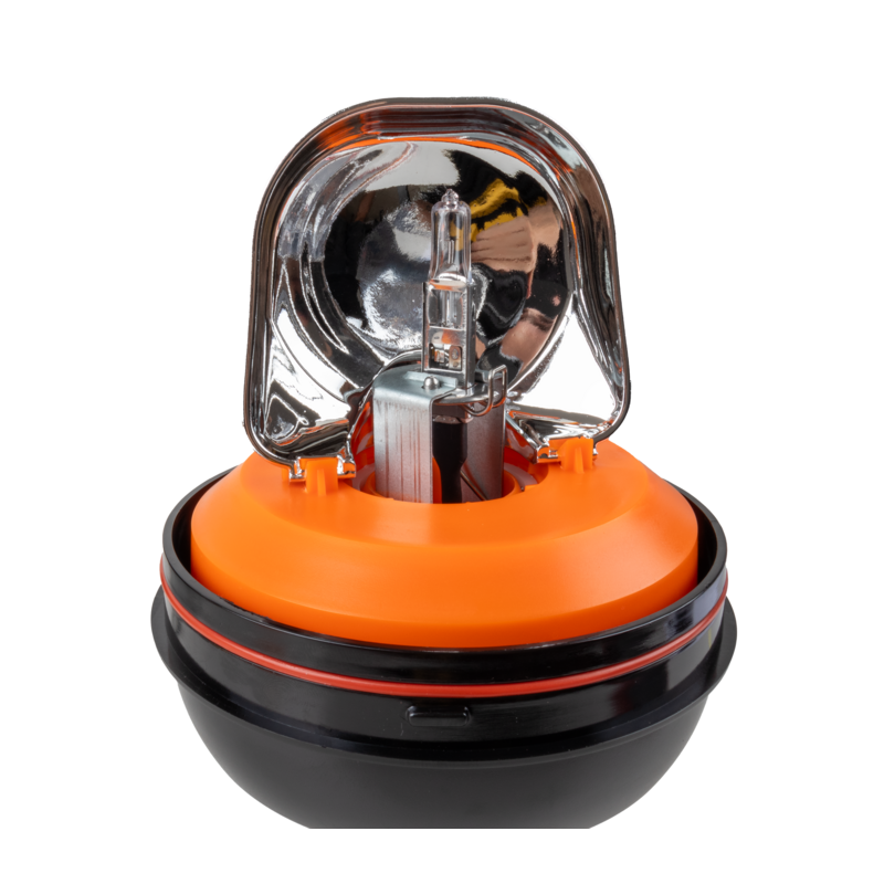 Girofaro alogeno 12V base ad asta flessibile, 55W, IP66