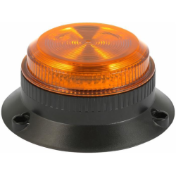 Lampeggiante a LED 12-24V, base piana, 30 LED, IP67