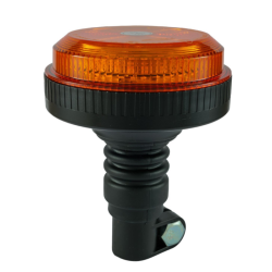 Lampeggiante a LED 12-24V, base ad asta flessibile, 30 LED, IP67
