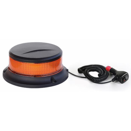 Lampeggiante a LED 12-24V, base magnetica, 18 LED, IP67
