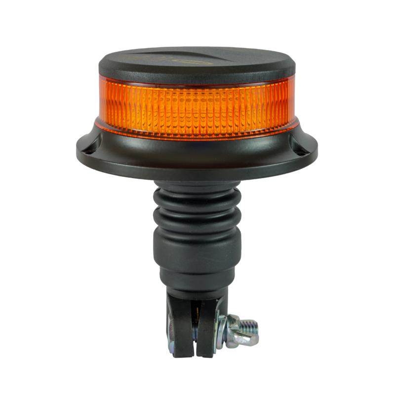 Lampeggiante a LED 12-24V, base ad asta flessibile, 18 LED, IP67