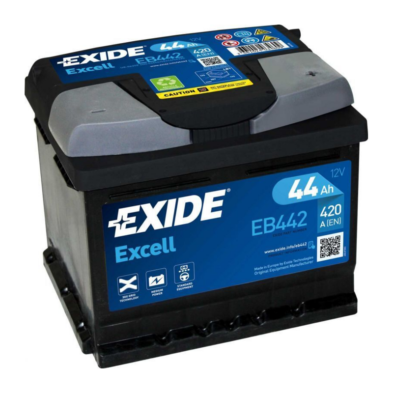 BATTERIA 44AH, 420A, 207x175x175MM, DX