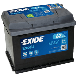 BATTERIA 62AH,540A,242X175X190 DX