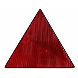 Catarifrangente triangolare rosso adesivo