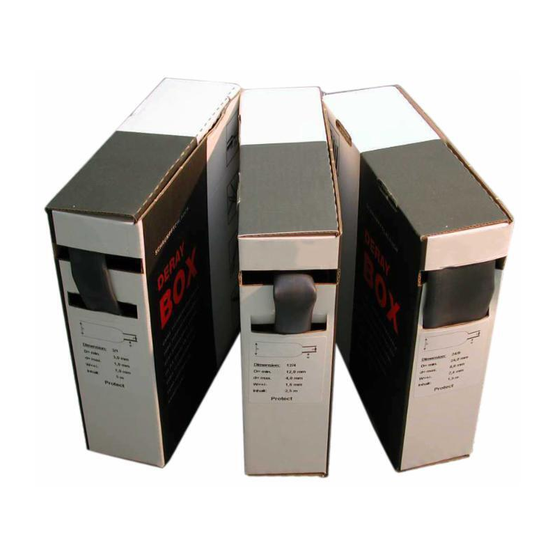 GUAINA TERMORESTRINGENTE CON ADESIVO 24/8 BOX 1,5 M