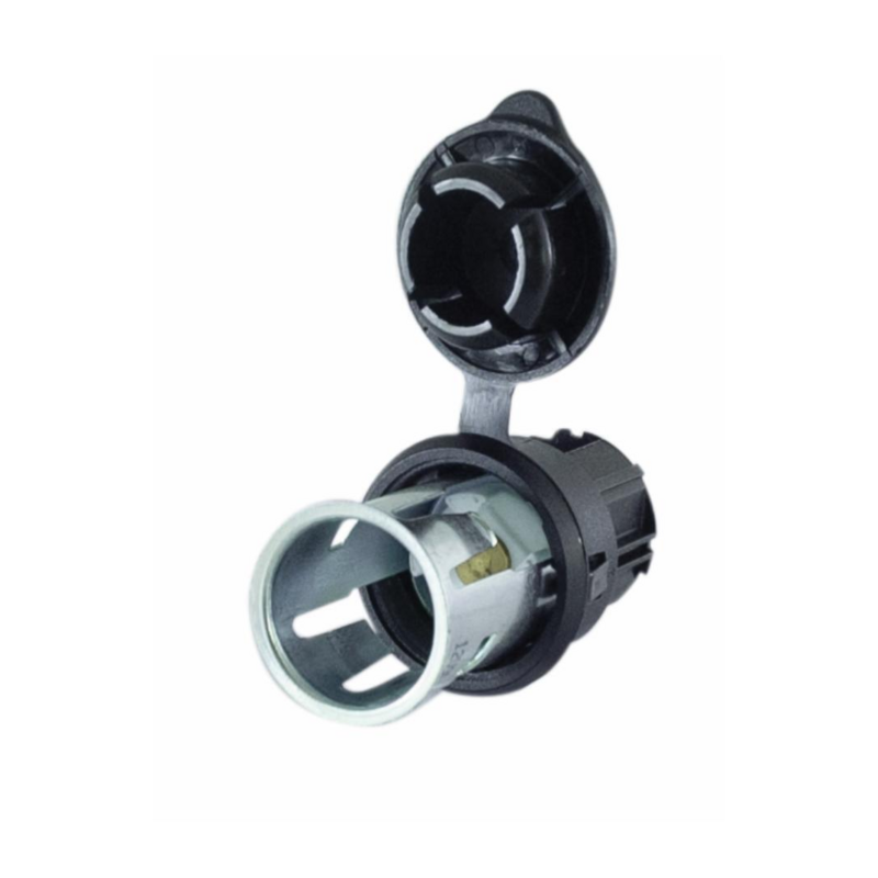 Presa bipolare 12V in alluminio per spinotto accendisigari