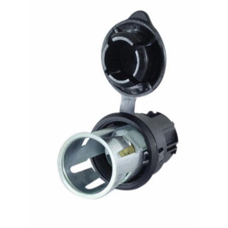 Presa bipolare 12V in alluminio per spinotto accendisigari