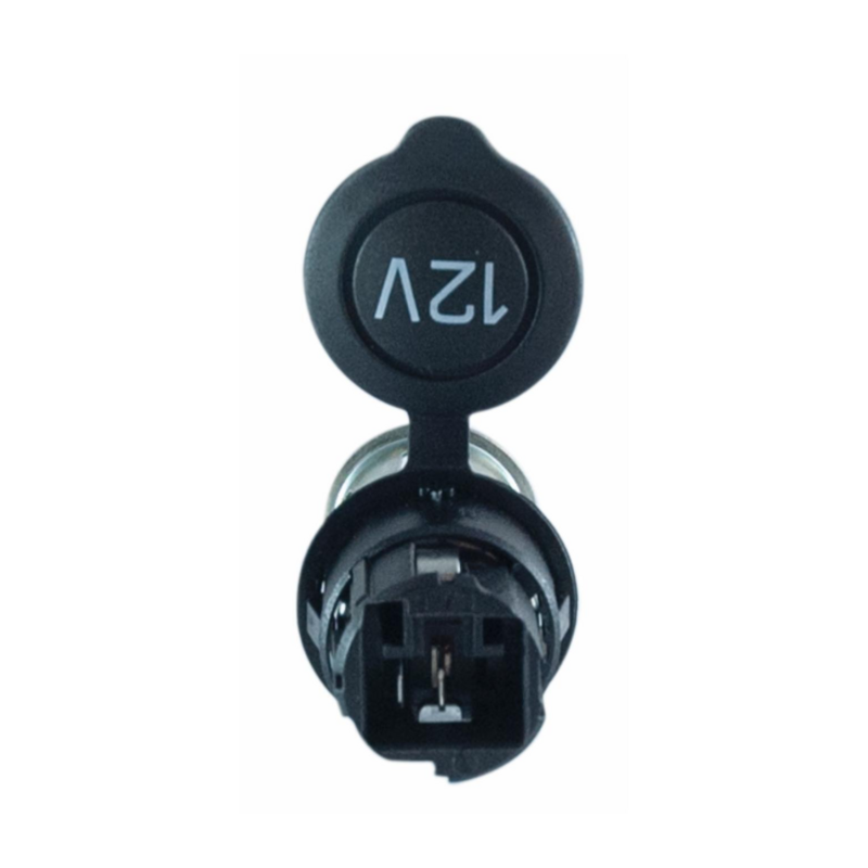 Presa bipolare 12V in alluminio per spinotto accendisigari
