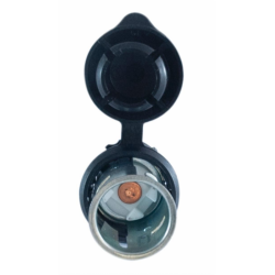 Presa bipolare 12V in alluminio per spinotto accendisigari