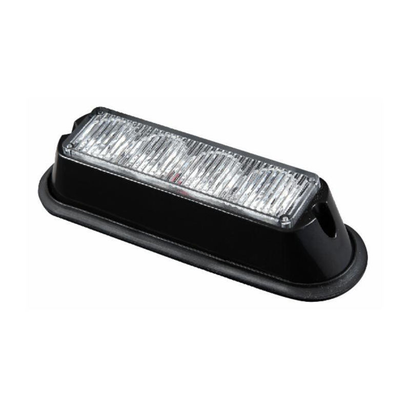 Luce di segnalazione 4 LED arancio, 12-24V, 12W, IP67