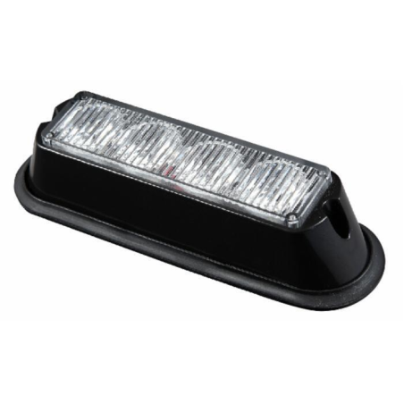 Luce di segnalazione 4 LED arancio, 12-24V, 12W, IP67