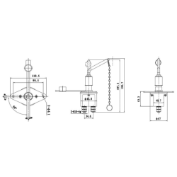 Interruttore isolante per batteria 12-24V, 250A