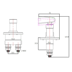 Interruttore staccabatteria 12-24V 200A