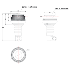 Lampeggiante a led 12-24V 15W