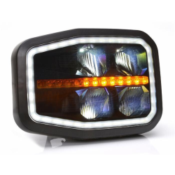 Fanale anteriore sx LED 12-24 V con freccia dinamica