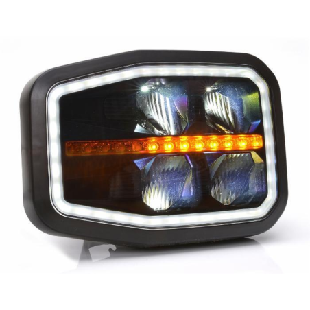 Fanale anteriore sx LED 12-24 V con freccia dinamica