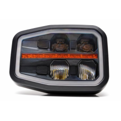 Fanale anteriore sx LED 12-24 V con freccia dinamica