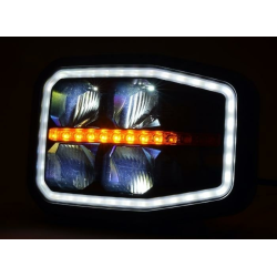 Fanale anteriore dx LED 12-24 V con freccia dinamica