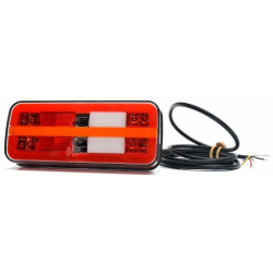 Fanale posteriore LED dx/sx 12V 200,5x28,9x 85,3 mm con freccia dinamica