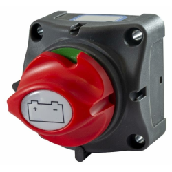 Interruttore stacca-batteria con maniglia rotativa