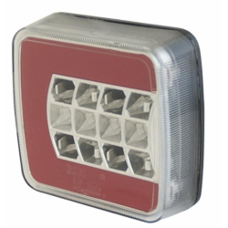 Fanale posteriore LED dx 12-24V, 106,5x35x98,8 mm