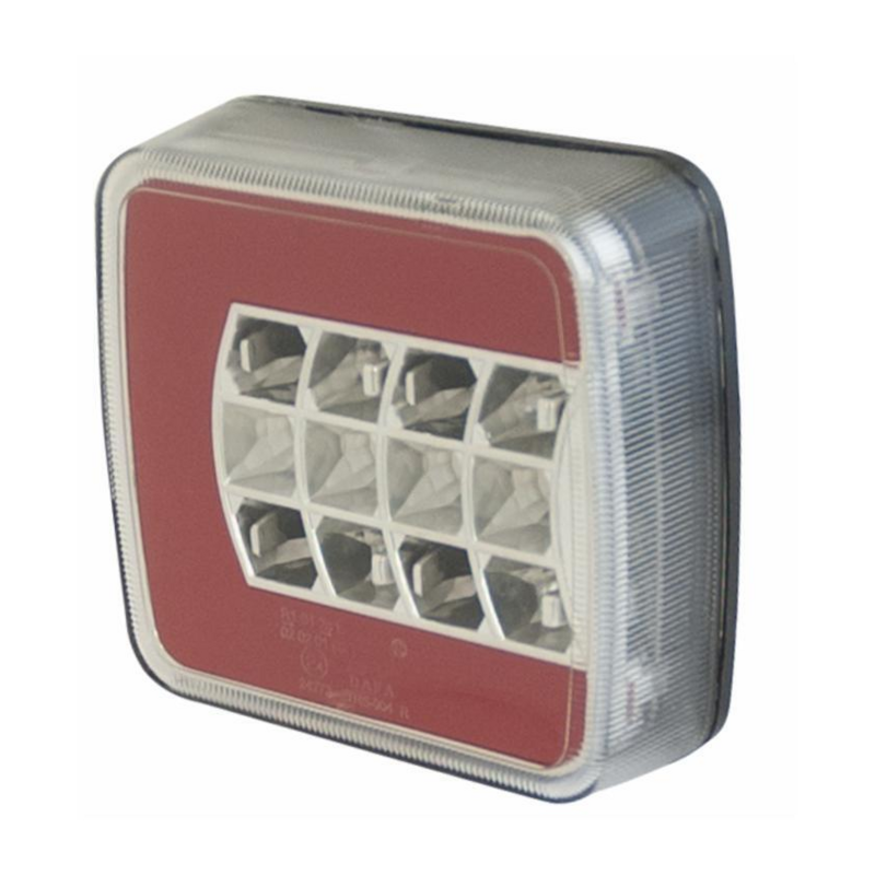 Fanale posteriore LED dx 12-24V, 106,5x35x98,8 mm