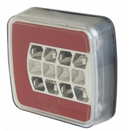 Fanale posteriore LED dx 12-24V, 106,5x35x98,8 mm