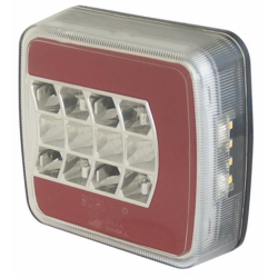 Fanale posteriore LED sx 12-24V, 106,5x35x98,8 mm
