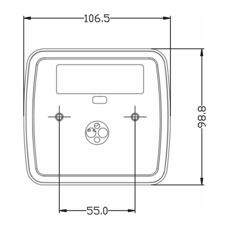 Fanale posteriore LED sx 12-24V, 106,5x35x98,8 mm