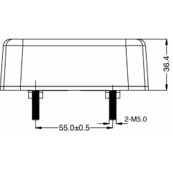 Fanale posteriore LED dx/sx 12-24V 118x64x100 mm