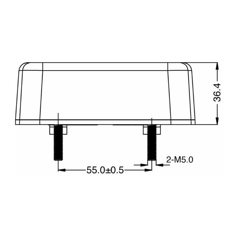 Fanale posteriore LED dx/sx 12-24V 118x64x100 mm