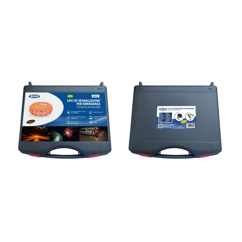 Set 6 luci di emergenza magnetici e appendibili a batteria ricaricabile