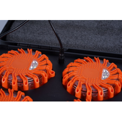 Set 6 luci di emergenza magnetici e appendibili a batteria ricaricabile