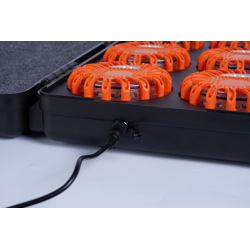 Set 6 luci di emergenza magnetici e appendibili a batteria ricaricabile